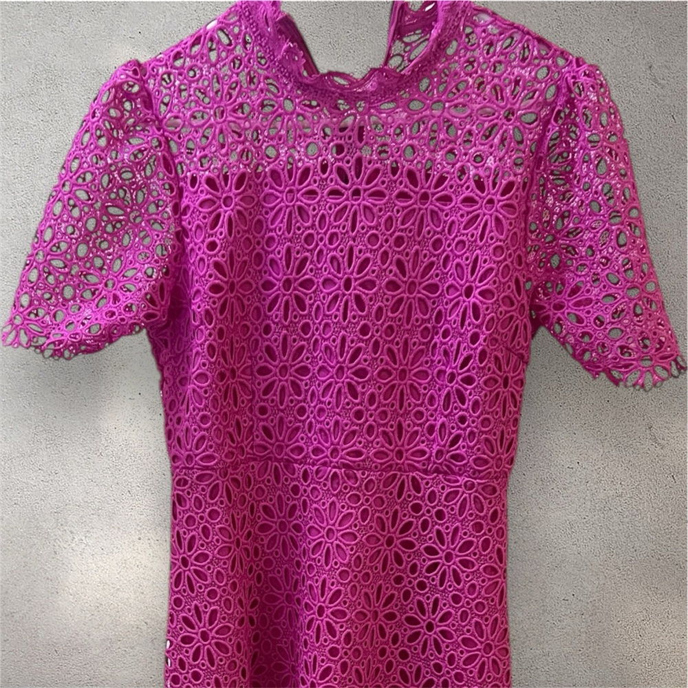 Elegant Pink Lace dress